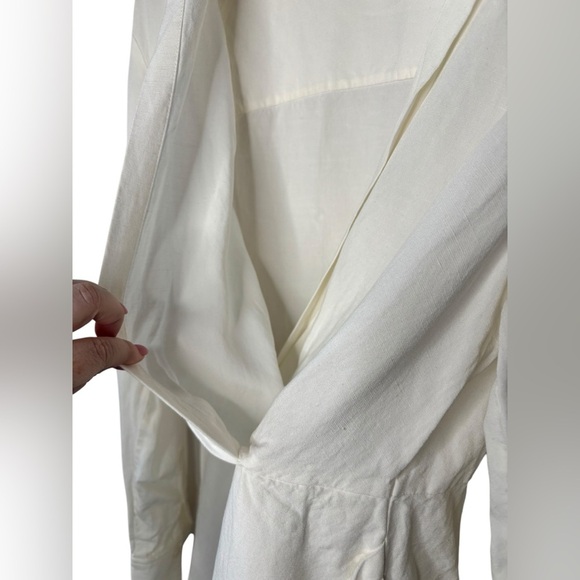 & OTHER STORIES Collared Mini Wrap Dress size 10 - Picture 4 of 11